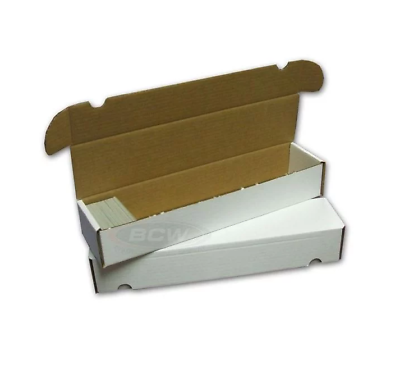 930 Count Cardboard Card Storage Box Holds 825 Standard 1320 Gaming Cards $2.49