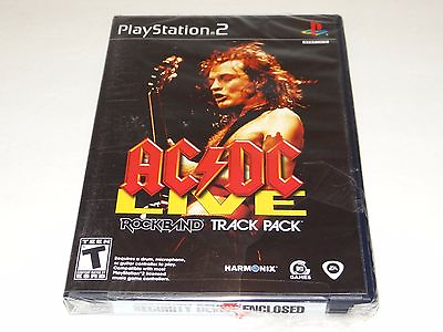 #ad AC DC Live RockBand Track Pack for Playstation 2 PS2 Brand New amp; Factory Sealed $2.95