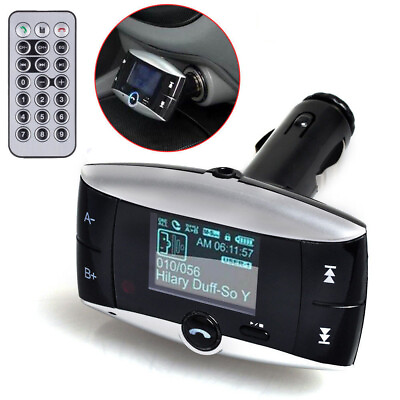 #ad Bluetooth Wireless FM Transmitter Modulator Car Kit MP3 Player SD USB LCD Remote $12.29