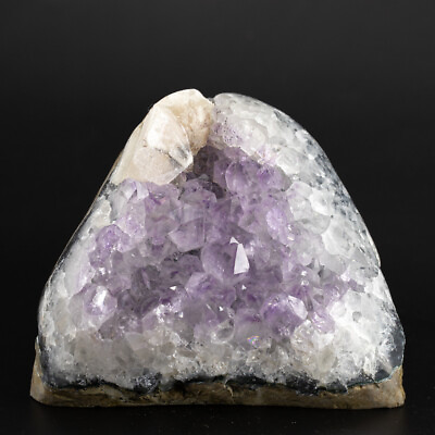 #ad Natural Amethyst Symbiosis Specimen Mineral Calcite Cluster Crystal Quartz P13 $39.99