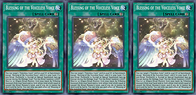#ad Yugioh 3x Blessing of the Voiceless Voice 🪽 Legacy of Destruction PREORDER $3.99