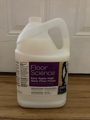 #ad New Floor Science Easy Apply High Gloss Floor Finish 1 Gallon up to 2500 sq ft $74.95