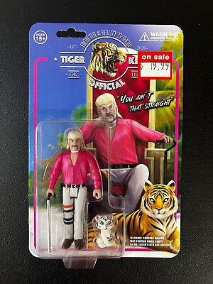 #ad Tiger King quot;King Joequot; Exotic Action Figure w Cane amp; Tiger Cub Factory Sealed $15.00