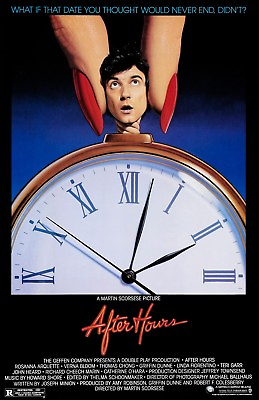 #ad After Hours movie poster b 11 x 17 inches Griffin Dunne $13.96