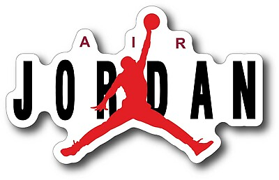 #ad MICHAEL JORDAN AIR USA MADE DECAL STICKER 3M TRUCK VEHICLE WINDOW WALL CAR BIKE $2.33
