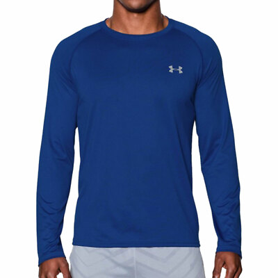 #ad New With Tags Men#x27;s UA Under Armour Gym Muscle Crew Long Sleeve Tee Shirt Top $19.67
