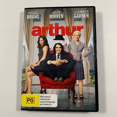 #ad Arthur DVD 2011 Helen Mirren Russell Brand Region 4 AU $4.75