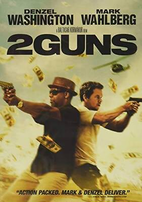 #ad 2 Guns DVD By Denzel WashingtonMark Wahlberg GOOD $3.67