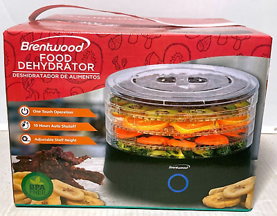#ad Brentwood 5 Tray Kitchen Countertop Food Dehydrator w 10 Hour Auto Shutoff 280W $38.69
