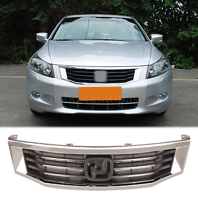 #ad Front Upper Bumper Grille Chrome Grill For Honda Accord 2008 2009 2010 $35.88