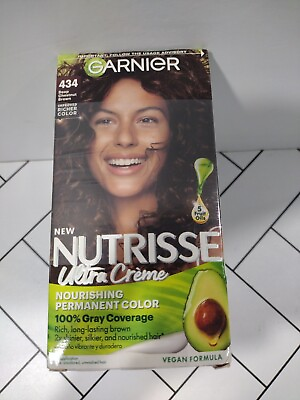 #ad Garnier Nutrisse Permanent Nourishing Color Choc Deep Chestnut Brown 434 Lot $29.99