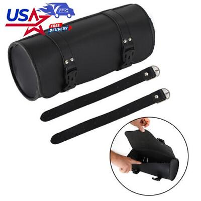 #ad Motorcycle Front Fork Tool Bag Pouch Luggage SaddleBag Universal YU $25.18