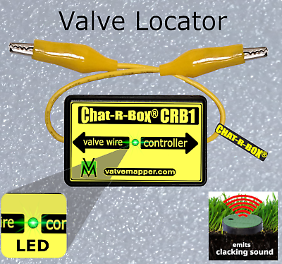 #ad ✅Lawn Valve Locator the orginal Chat R Box® w LED power indicator $39.50
