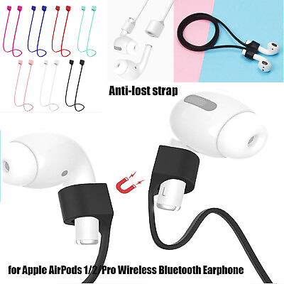 #ad For Pro 1 2 Earphone Headphones Anti Lost Soft Silicone Waterproof Strap $9.35