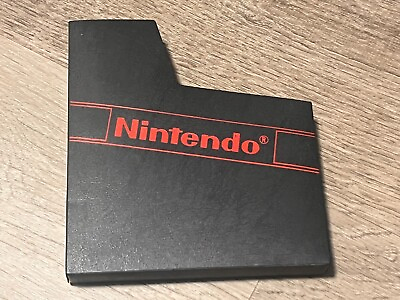 #ad Nintendo Nes Red amp; Black Sleeve Authentic OEM Game Case Dust Cover Good Shape $4.99
