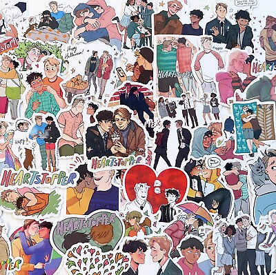 #ad 50Pcs HEARTSTOPPER Stickers Nick Charlie Elle FREE Shipping* $5.39