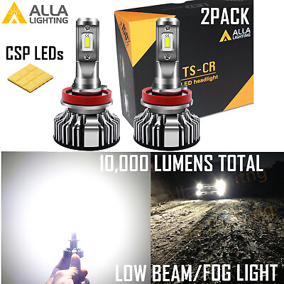 #ad Alla Lighting White LED H11 Cornering Light Fog Light Bulb Headlight Bulb Projec $49.98