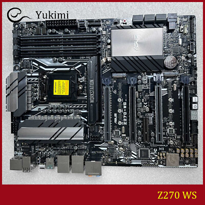 #ad FOR ASUS Z270 WS DDR4 LGA 1151 64GB HDMI ATX Motherboard Test OK $359.00