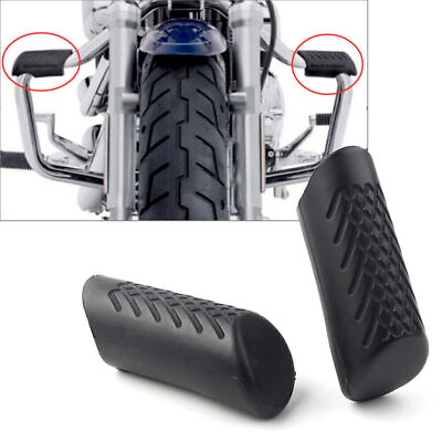 #ad 1 1 4quot; 31mm 32mm Rubber Anchors Engine Guard Highway Crash Bar Protective Slider $19.47