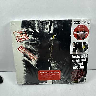 #ad Sticky Fingers The Rolling Stones Bonus CD 2CD LP offer expired SEALED $14.95