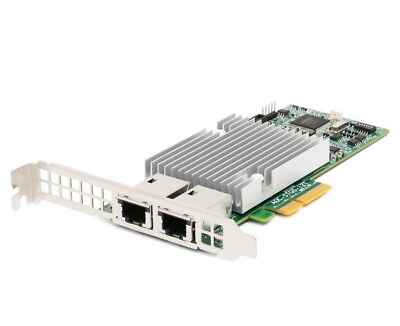 #ad Supermicro 10Gb Dual Port Ethernet LAN PCI E Adapter Intel X550 Network Card $99.99