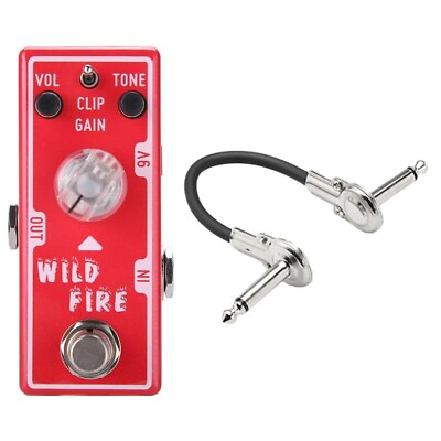 #ad New Tone City Wild Fire Distortion Mini Guitar Effects Pedal $63.00