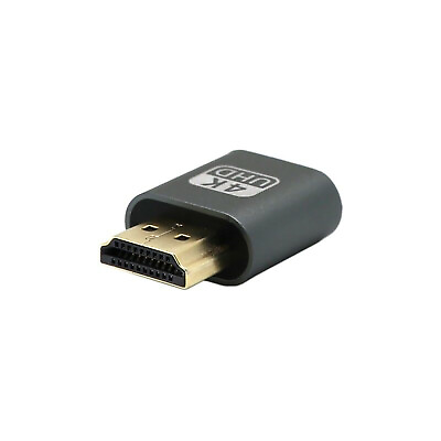 #ad 2Pack Metal Desktop 4K UHD Display Emulator Module HDMI VGADVI Lightweight $6.69