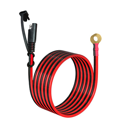 #ad 14AWG SAE to O Ring SAE Connection Cable Adapter Battery Charging 12 24V Cord $6.50