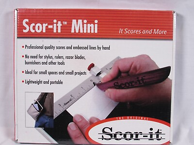 #ad Scor it Mini Scoring Board Inches or Metric 9 3 8 x 7quot; tool FREE SHIPPING $11.39