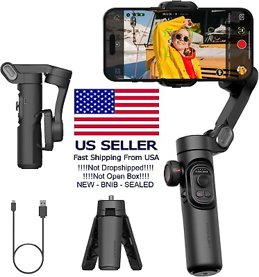 #ad Smartphone Gimbal Stabilizer iPhone amp; Android Compatible Foldable 3 Axis $64.99