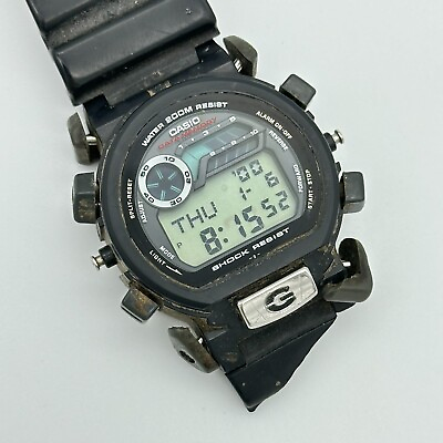 #ad Vintage Men#x27;s CASIO G Shock Data Memory Digital Watch G 2210 CASE DAMAGED $20.99