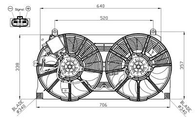 #ad NRF 47943 Fan radiator for NISSAN EUR 453.12