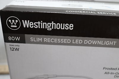 #ad Westinghouse LED Slim Recessed Downlight Dimmable 2700K 12W 120V 6quot; 51031 $28.62