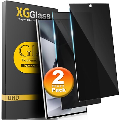 #ad For Samsung Galaxy S24 S24 Plus Ultra Privacy Anti Spy Tempered Screen Protector $7.59