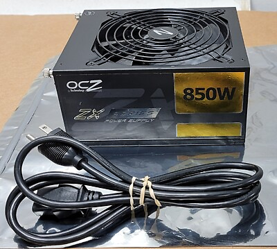 OCZ ZX Series 850w Power Supply w Power cord $49.99