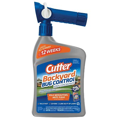 #ad Cutter Backyard Bug Control Spray Concentrate 5M Sq Ft Coverage $23.93