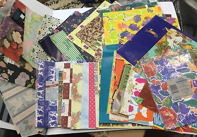 #ad Lot of 38 Pieces Vintage Wrapping Paper Gift Wrap Artfaire Holiday Birthday $30.00