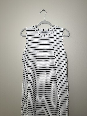 #ad Maxi Dress Long Striped Sleeveless $9.89