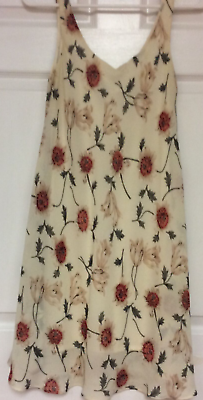 #ad Man O Toe Ladies Dress Size Junior 7 8 A Line Wear to Work Floral Pattern 19 $14.99