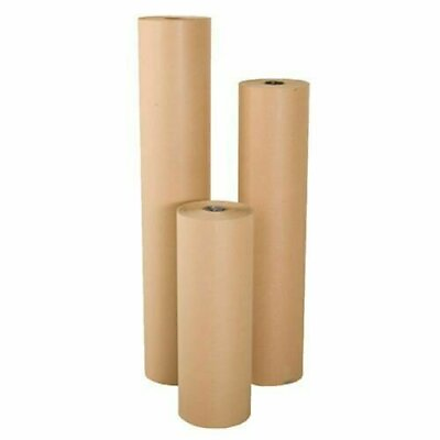 #ad 18quot; wide x 900#x27; long 40 lb Rolled Brown Kraft Paper Shipping Void Crafting Fill $28.50