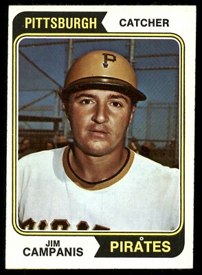 #ad 1974 Topps Jim Campanis #513 NM Or Better Pittsburgh Pirates $1.99