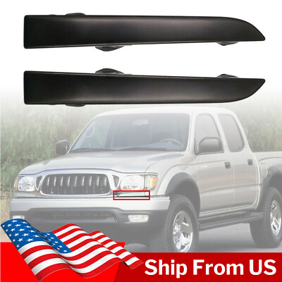 #ad FOR TOYOTA TACOMA 2001 2004 FRONT BUMPER GRILLE HEADLIGHT FILLER TRIM PANELS SET $12.49