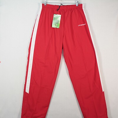 #ad Brooks Pants Mens Small Red Activewear Lightweight $18.95