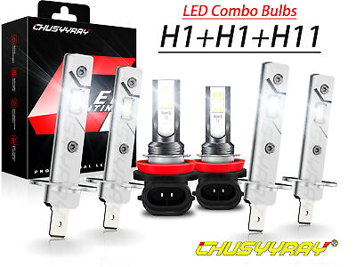 #ad LED Headlight Bulb Kit For Mazda 6 2006 2007 2008 Hi Lo Beam Fog Light H1 H1 H11 $34.99