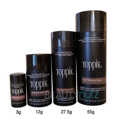 #ad Toppik Hair Building Fibers Black Dark Brown Medium Brown Light Brown $9.89
