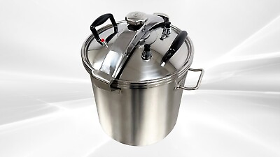 #ad NEW 50 QT Commercial Aluminum High Capacity Pressure Cooker Kettle Cooking $345.00