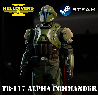 #ad ⚡️ HELLDIVERS 2 TR 117 Alpha Commander Twitch Drops on SteamPC Region Free ⚡ $3.99