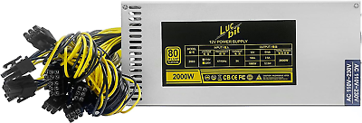 #ad #ad 2000W 110V 220V Mining Power Supply for GPU Mining Miner BTC ETH LTC Asic Miner $69.99