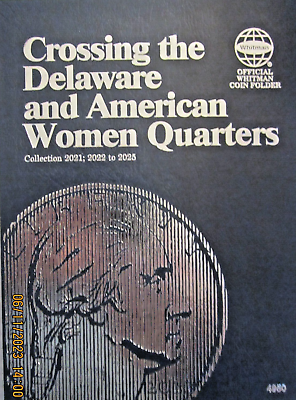 #ad #4950 WHITMAN FOLDER FOR Wash. Quarters Crossing the Delaware amp; American Women $4.50