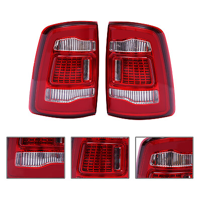 #ad USED For Dodge Ram Tail lights with both sides Light Source Type: LED Plastic $30.00